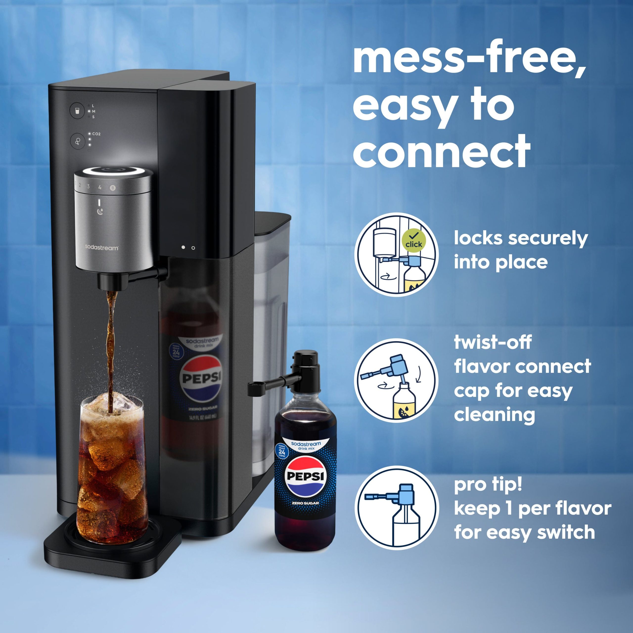 Sodastream Fountain? Flavor Connect Caps - 2pk - Image 3