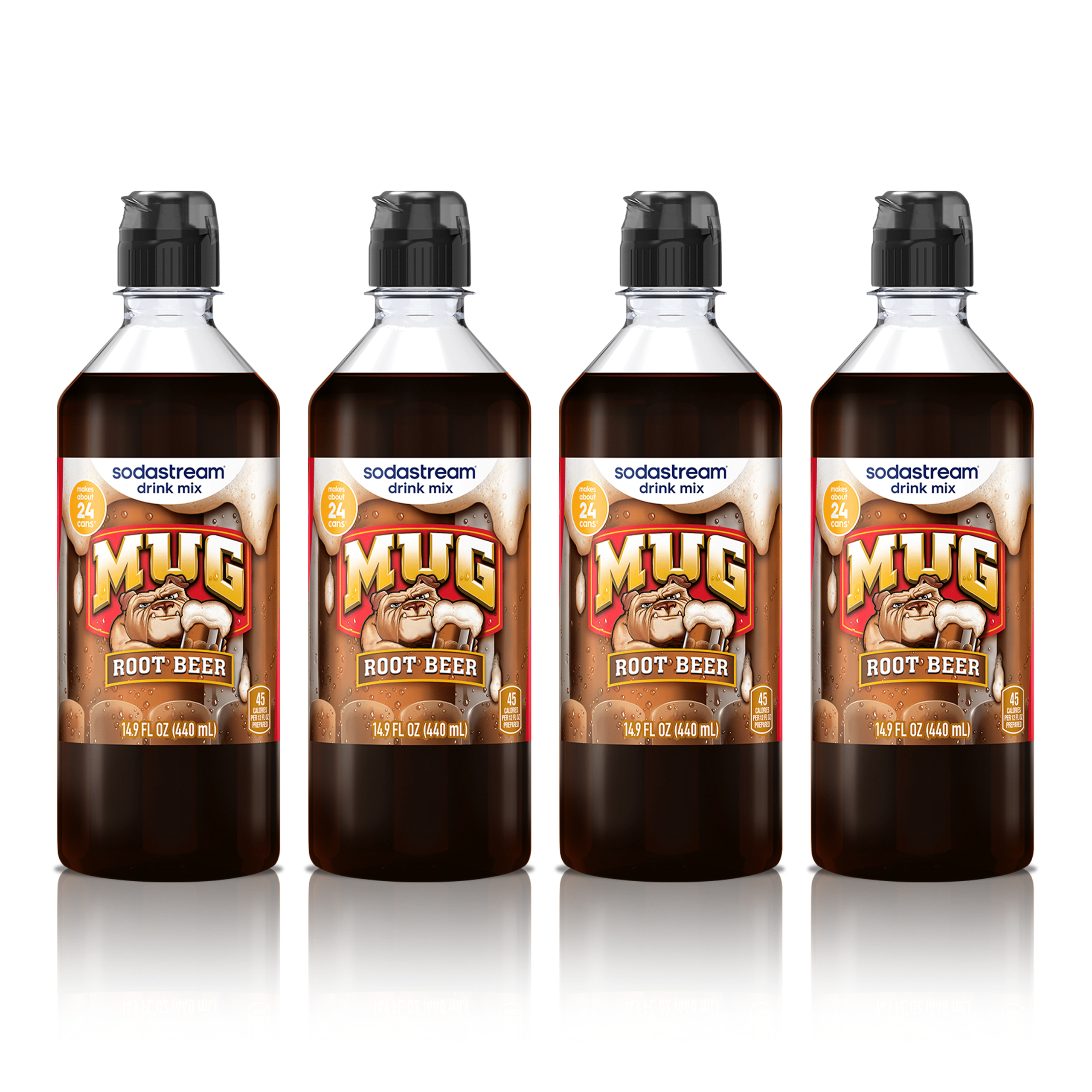 Sodastream MUG? Root Beer Drink Mix 4 Pack 440ml