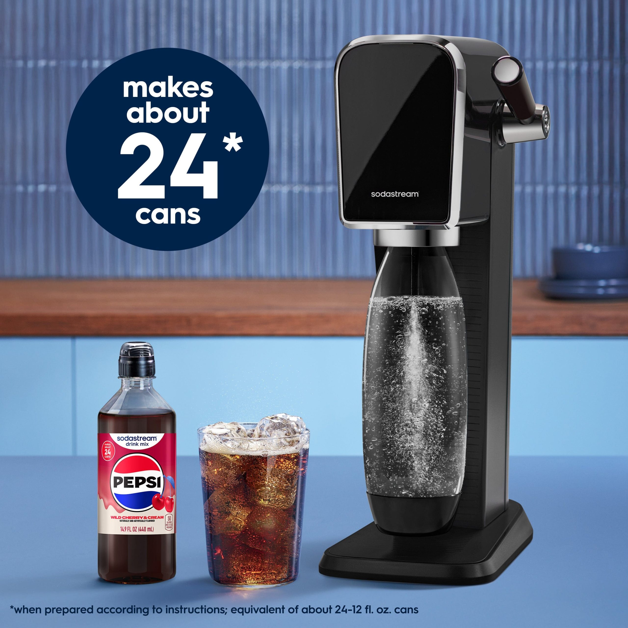Sodastream Pepsi? Wild Cherry & Cream 4 Pack Drink Mix 4 x 440ml - Image 2